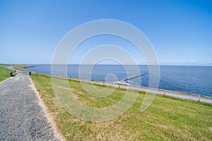 A dike at the Waddenzee