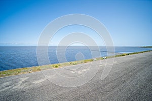 A dike at the Waddenzee