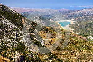 Dikti mountains in Crete, Greece