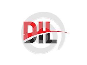 DIL Letter Initial Logo Design Vector Illustration photo