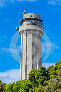 dilapidated building of the Rosais lighthouse.  SÃ£o Jorge Island-Azores photo