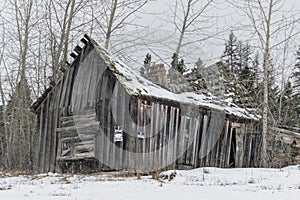 Dilapidated and Falling Down Shack