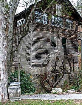 Dilapidated Gristmill photo