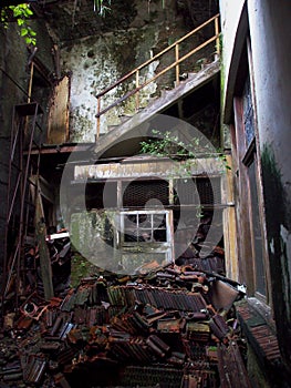 Dilapidated House Interior