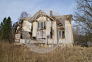 Dilapidated houses.