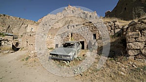 A Dilapidated Neighborhood Abandoned After a War