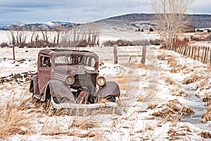 Dilapidated Old Vehicle