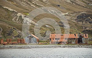 Stromness Whaling Station in South Georgia photo