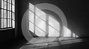 Dilapidated Sunlit Room