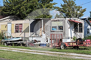 Dilapidated Trailer in Louisiana.