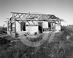 Dilapidated Wooden House