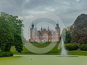 Belgium, Viron Castle, town hall of Dilbeek.