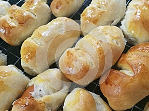 Dilicious baked homemade buns