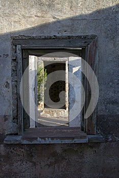 Dilipidated Builidng with Missing Doors and Windows