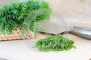 Dill cutting