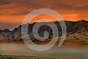 Dillon Pinnacles at sunset