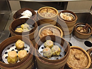 Dim sum Chinese food.