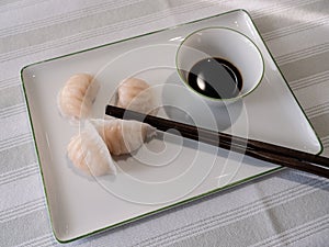 Dim Sum or Har Gow Shrimp Dumpling