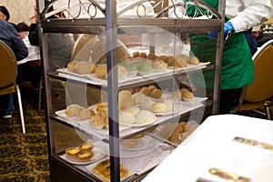 Dim Sum Cart At A Cantonese Restaurant photo