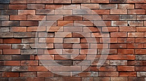 Dimensional Multilayering: Old Red Brick Surface Pattern For Interior And Exterior Wall Decorating