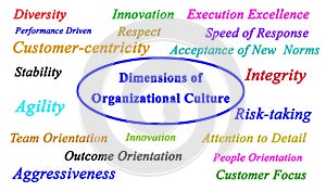 Dimensions of Organizational Culture