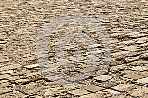 Diminishing Stone Floor - Diagonal