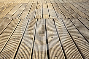 Diminishing Wooden Deck