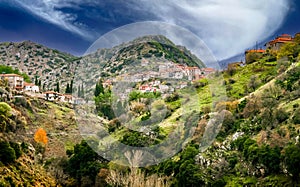 Dimitsana village, a beautiful mountain village in Arcadia ,Peloponesse, Greece