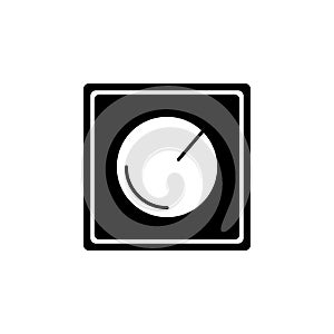 White black Dimmer icon