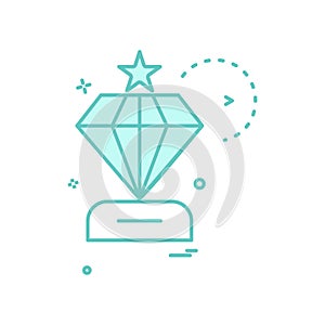 dimond icon vector design