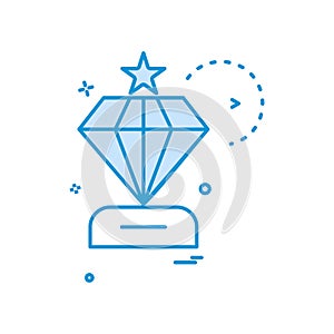 dimond icon vector design