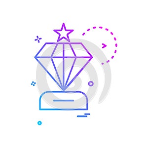 dimond icon vector design