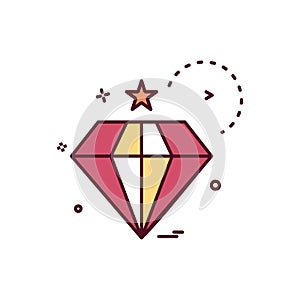 dimond icon vector design