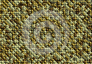 Repeatable forest comouflage pattern made of square 3d dimonds