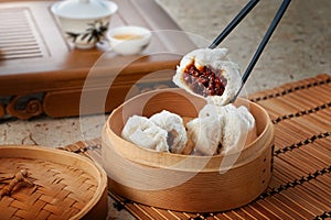 DimSum Chinese Barbecued Pork Bun Char Siu Bao