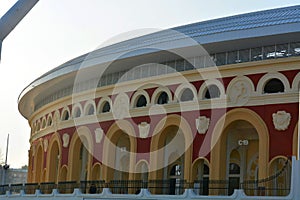 Dinamo city stadium, attraction. sports facilities of the city photo