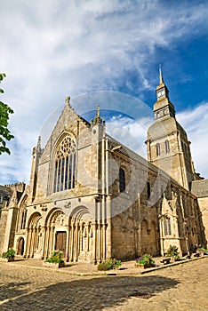 Dinan Brittany France. Basilica of St Saviour