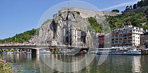 Dinant in the belgian Ardennes