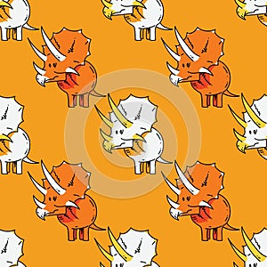Dinasaur seamless pattern
