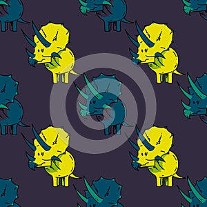 Dinasaur seamless pattern