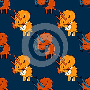 Dinasaur seamless pattern