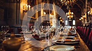 Dine like royalty in the castles grand dining hall feasting on sumptuous dishes prepared with local seasonal ingredients
