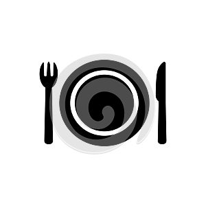 Diner or restaurant symbol icon.