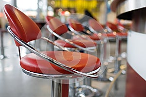 Diner stools photo