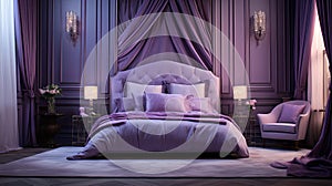 ding purple bed photo