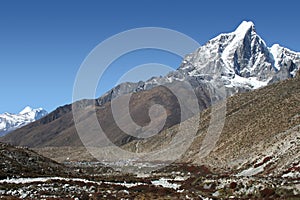 Dingboche and Taboche Peak