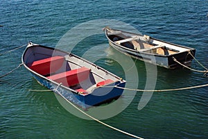 Dinghies in Simon`s Town