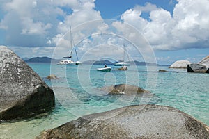 Dinghy coming into beach