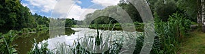 Dingle Lake in the Picturesque Town of Sandbach in South Cheshire England