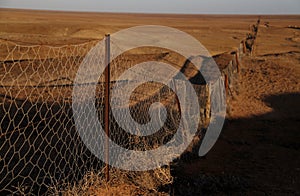 The 'Dingo Fence Coober Pedy, South Australia